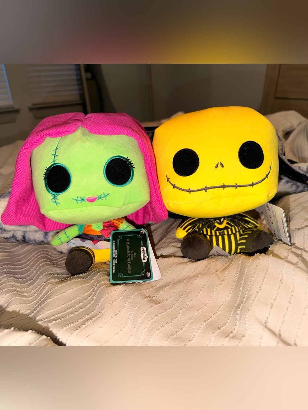 Jack & Sally from Nightmare Before Christmas, both NWT